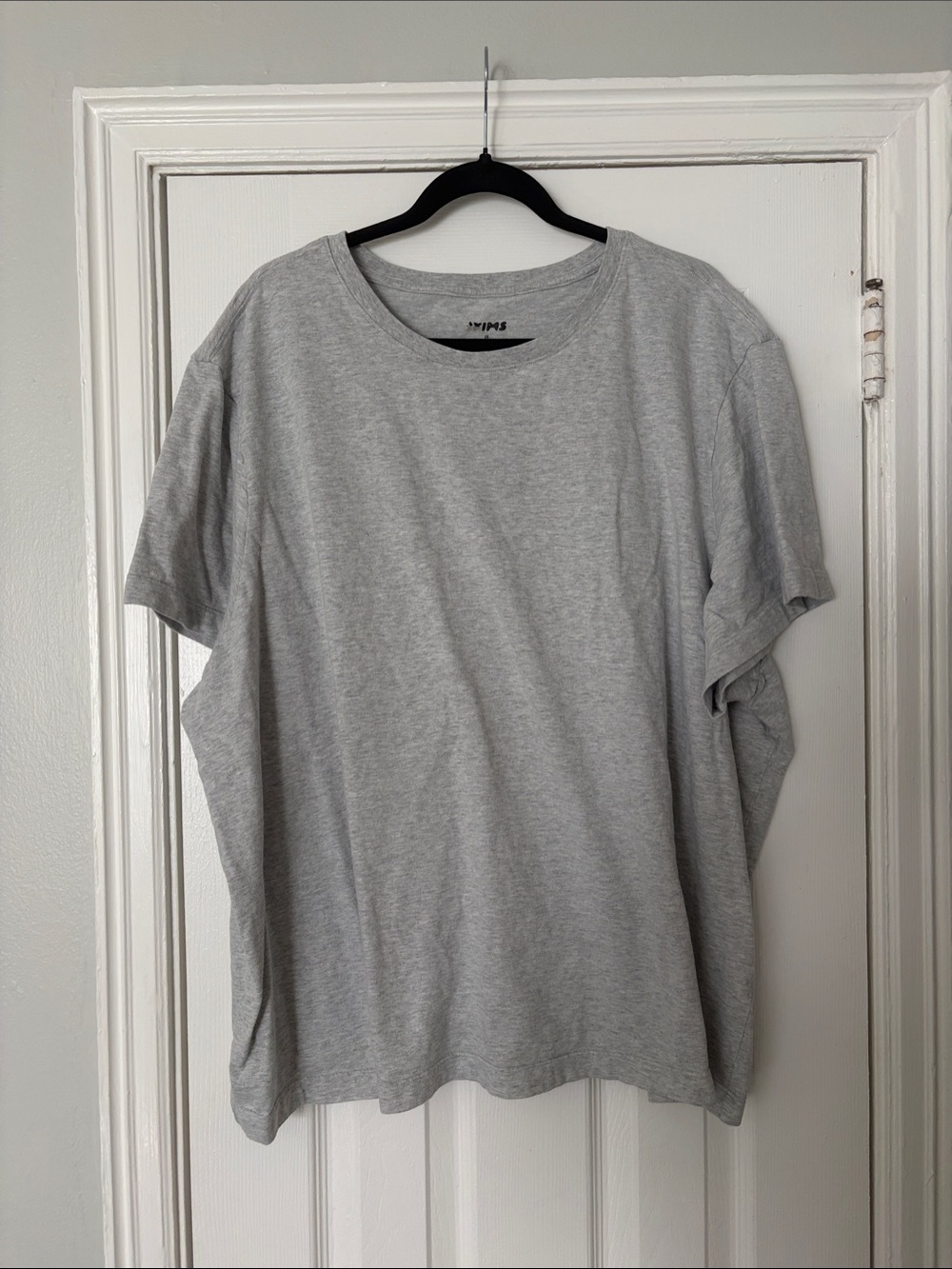 SKIMS Short Sleeve Crew Neck T-Shirt - Light Gray